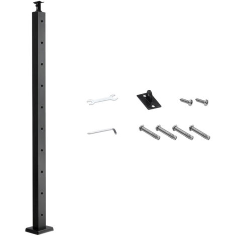 Mophorn Ringhiera per recinzione da balcone 914x100x100 mm, ideale per