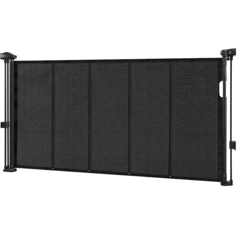 Mophorn Cancelletto di Sicurezza Retrattile, Altezza 870 mm, Estensibile Fino a 1400 mm di Larghezza, Ideale per Scale Interne, Materiale in Rete, Adatto per Porte, Corridoi e Sale Giochi