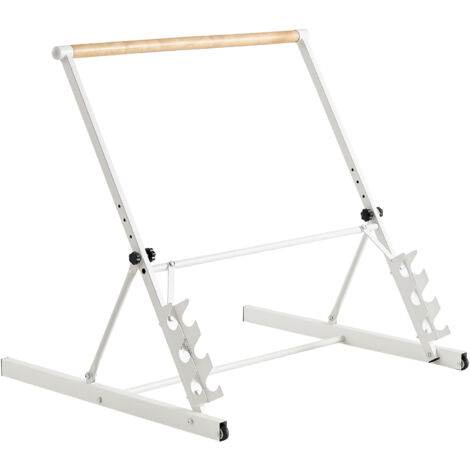 Mophorn Sbarra da danza classica pieghevole e indipendente, ideale per stretching e allenamenti di pilates, con altezza regolabile e dimensioni di 1048 x 870 x 950 mm