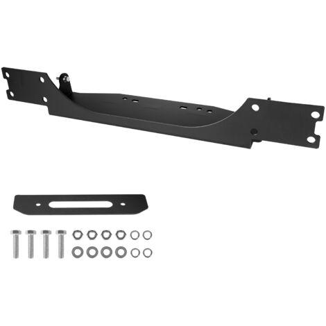 Mophorn Supporto per verricello per veicoli, capacità di carico 5443 kg, compatibile con gancio di traino per modelli selezionati Jeep Wrangler JL/JLU e Gladiator JT dal 2018 al 2023, colore nero