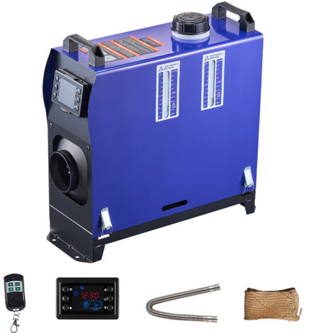 Mophorn Riscaldatore Diesel Portatile, 8 kW, DC 12 V/24 V, Sistema di Riscaldamento d'Aria con Telecomando e Display LCD, Funzionamento Silenzioso e Rapido, Serbatoio Carburante da 5 Litri
