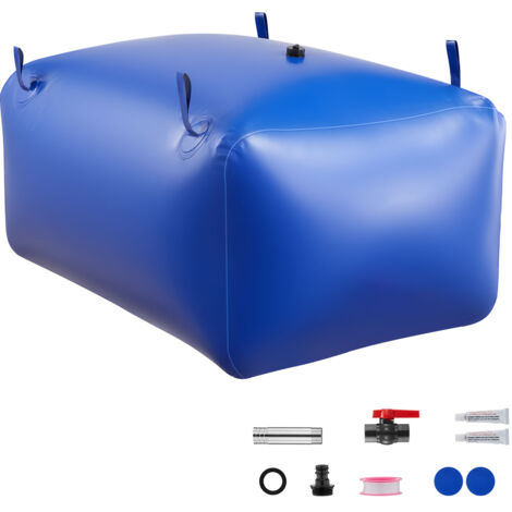 Mophorn Sacca di Stoccaggio dell'Acqua, Capacità 400 L, Contenitore Portatile per Acqua Potabile, Serbatoio di Emergenza in PVC Resistente e Impermeabile per Camper