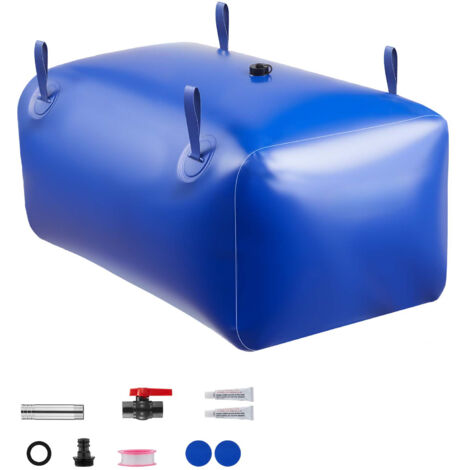 Mophorn Sacca di Stoccaggio dell'Acqua, Capacità 240 L, Contenitore Portatile per Acqua Potabile, Serbatoio di Emergenza in PVC Resistente e Impermeabile per Camper