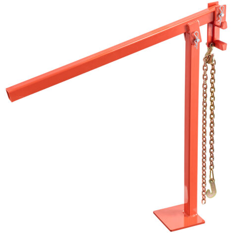 Mophorn Estrattore per Pali a T da 78 cm con Catena di Sollevamento da 109,2 cm, Strumento Robusto in Acciaio Antiruggine per la Rimozione di Pali di Recinzione Rotondi