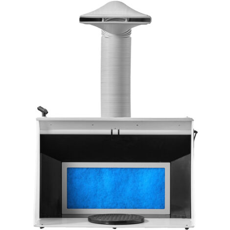 Mophorn Cabina di Verniciatura ad Aerografo con Doppia Ventola, Dimensioni 545 x 475 x 370 mm, Kit per Spruzzatura Vernice con 3 Luci LED e Tubo di Prolunga per Scarico (1/5)