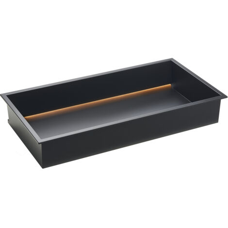 Mophorn Nicchia per doccia, 33,0 x 63,5 x 10,2 cm Nicchia da incasso a parete dotata di striscia LED, robusto organizer per shampoo moderno in acciaio inossidabile, sigillato e impermeabile