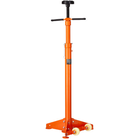 Mophorn Supporto per Sollevatore Capacità 0,75 Tonnellate, Altezza Regolabile 975 mm-1915 mm con Maniglia Girevole su Cuscinetto, Sistema di Bloccaggio a Vite Filettata per Garage e Officina