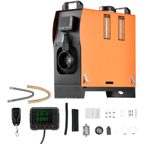 Mophorn Riscaldatore d'Aria Diesel, 8 kW DC12-24 V, Riscaldamento Veloce con Telecomando e Display Digitale, Serbatoio del Carburante da 5 L, Annuncio Vocale, Ideale per Camper e Camion