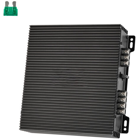 Mophorn Amplificatore Audio per Auto a 2 Canali Classe AB 12V, Potenza a Ponte con Riduzione della Distorsione, max. 2x300 W a 4 Ohm e max. 2x600 W a 2 Ohm, ideale per Berline, SUV e Pick-Up