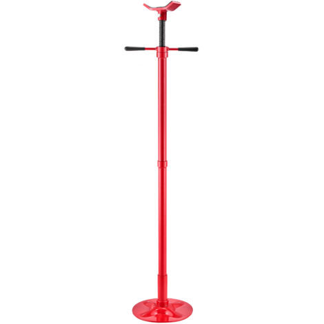 Mophorn Supporto per Fossa e Sottoponte con capacità di carico fino a 0,75 tonnellate, altezza regolabile da 137,2 a 213 cm, dotato di maniglia e cuscinetti a forma di U, ideale per riparazioni