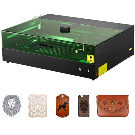 Mophorn Incisore Laser con Posizionamento Automatico 20 W, Macchina per Incisione e Taglio Laser con Telecamera Integrata, Area di Lavoro 500 x 320 mm, Adatta per Legno, Pelle, Vetro e Carta, Classe 1