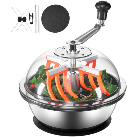Mophorn Tagliafoglie Manuale a Ciotola, 330 mm con Lame in Acciaio Inossidabile, Design Trasparente per Taglio Preciso, Strumento per Foglie e Gemme a Umido e Secco, Sistema Rotativo per Piante (1/5)