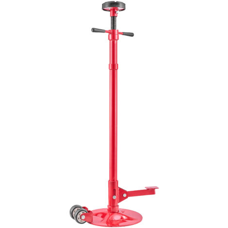 Mophorn Supporto per Fossa e Sottoponte con capacità a 0,75 t, altezza regolabile da 132 a 203,2 cm, dotato di maniglia rotante, cuscinetti e pedale, ideale per interventi di manutenzione in officina (1/5)