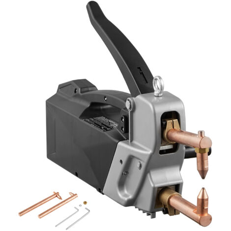 Mophorn Saldatrice a punti portatile per lamiera metallica, capacità di ingresso 8,1 KVA, spessore massimo 4 mm, corrente di saldatura 4200 A, pistola per saldatura pratica e maneggevole