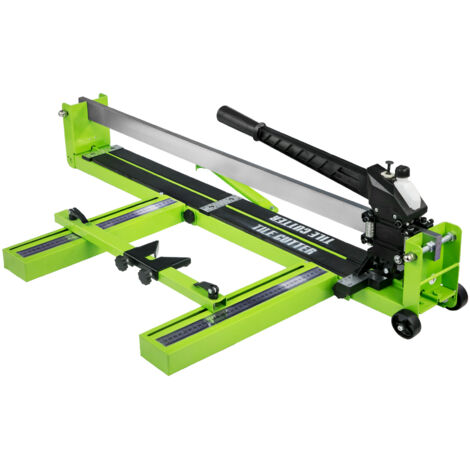 Mophorn Tagliapiastrelle manuale da 31,5 pollici Tagliapiastrelle in ceramica da 1,4 pollici con guida laser Telaio interamente in acciaio e ruote di ricambio Tagliapiastrelle Utensile manuale