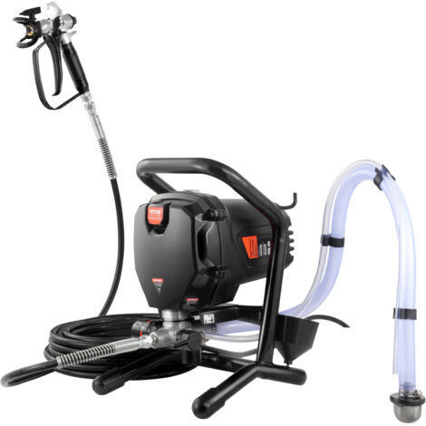 VEVOR Spruzzatore Airless per Vernice con Supporto, Spruzzatore Airless Elettrico ad Alta Efficienza da 750 W 3000 PSI, Effetto Verniciatura, per Mobili e Recinzioni Interni ed Esterni di Casa