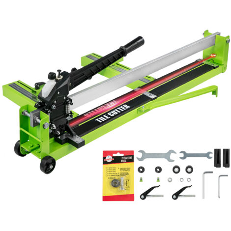 VEVOR Tagliapiastrelle Manuale da 39 Pollici, Tagliapiastrelle Manuale con Taglierina in Metallo Duro al Carburo di Tungsteno, Taglierina Professionale per Plancia in Vinile, Guida Laser Regolabile