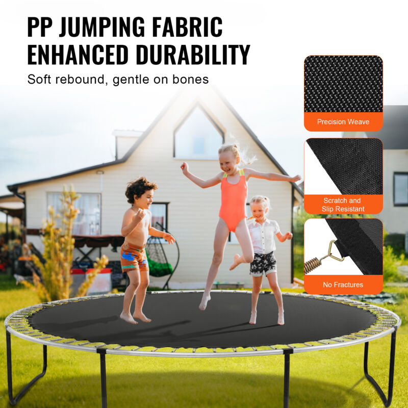 Tapis De Saut Pour Trampoline 396cm - Arebos - Polypropylène Résistant UV, 150kg Charge Max