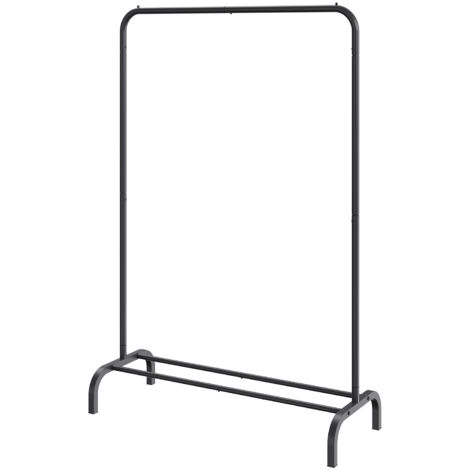 Mophorn Perchero resistente , perchero con barra para colgar y área de almacenamiento inferior, ideal para dormitorios y habitaciones de invitados