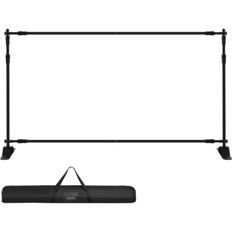 Mophorn Soporte de fondo para carteles duradero de , soporte de exhibición ajustable para promociones, exposiciones y eventos