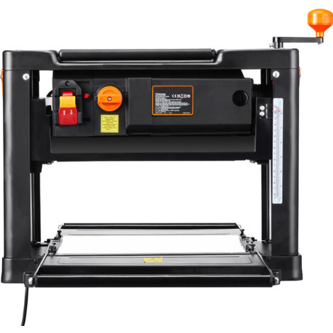 Mophorn Cepilladora de espesor , cepilladora de sobremesa de 13", dos velocidades, motor de 15 amperios y 2000 W, 3 cuchillas, mesa de alimentación extendida de 12", bajo nivel de ruido para madera du