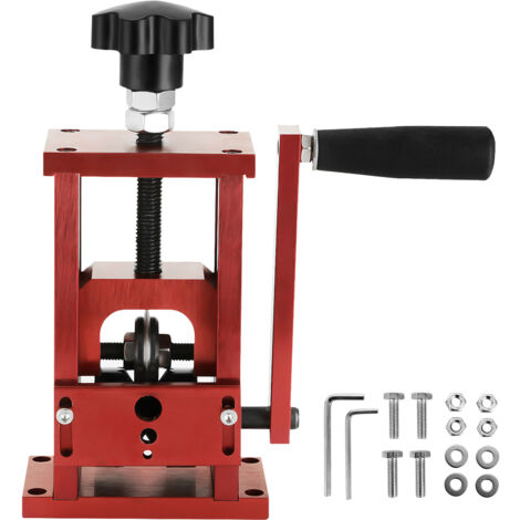 Mophorn 1.520mm Peladora de Alambre de Cobre  Peladora de Cable Manual y Semiautomática  Herramienta de Reciclaje de Chatarra  Rojo (1/5)
