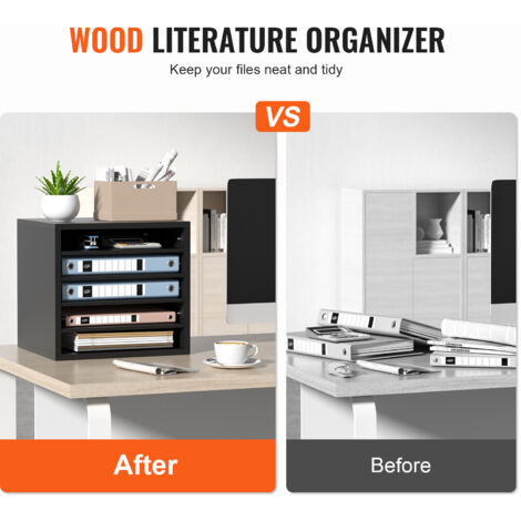 BYGOVICE Buzón De Correo Para Aula, Organizador De Literatura Con 27 Ranuras, 31.5 X 12 X 21.69 Pulgadas, Gabinete De Almacenamiento De Papel, Organizador De Correo, Diseño Abierto Para El Hogar