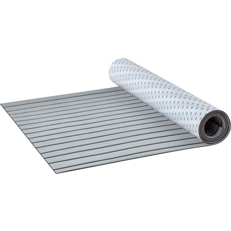Mophorn Suelo de Espuma EVA para Barcos 2400 x 900 x 6 mm Suelo de Terraza Autoadhesivo Antideslizante, 21600 cm², Estera Marina para Barcos, yates, pontones, Cubiertas de Kayak