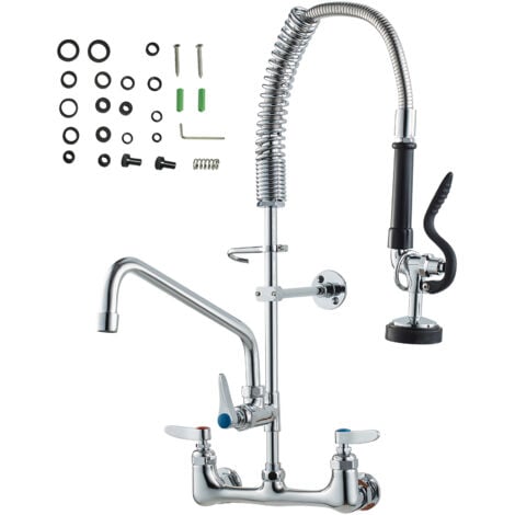 KANONEY Válvula De Pulverización De Preenjuague Con Manguera De 38 Pulgadas De Acero