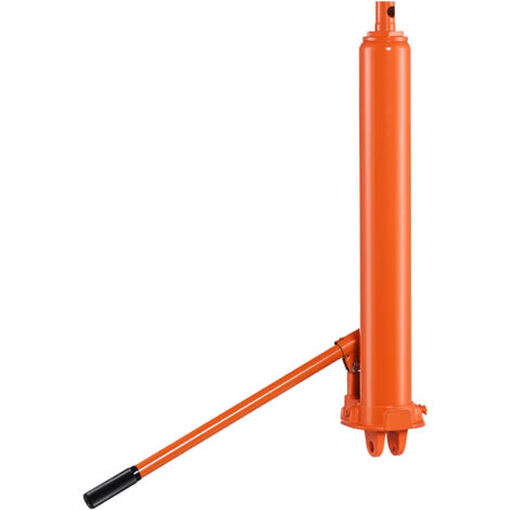 Mophorn Gato hidráulico de ariete largo, cilindro de elevación de motor de 8 toneladas con bomba de doble pistón y base de horquilla, cilindro de ariete hidráulico para polipastos de elevación de moto (1/5)
