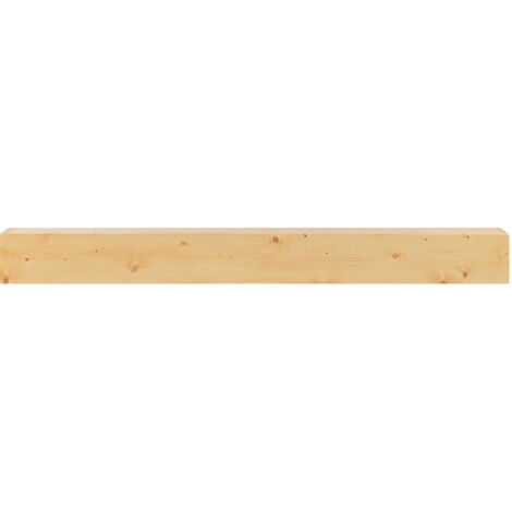 Mophorn Repisa para chimenea , 60" x 8" x 6", capacidad de peso de 50 lb, repisa de madera natural para sobre chimenea, estante flotante de granja montado en la pared, repisa de madera hecha a mano