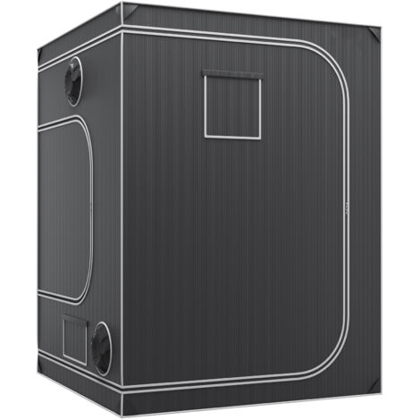 Mophorn Tienda de Cultivo 5x5, 60" x 60" x 80", Tienda de Cultivo Hidropónico Mylar 2000D Altamente Reflectante con Ventana de Observación Bolsa de Herramientas y Bandeja de Piso para Cultivo de Plant