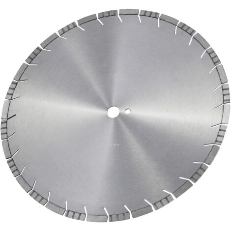 Mophorn Disco de Corte de Diamante 450 mm Disco de Diamante Húmedo o Seco Hoja de Sierra con Dientes Inclinados 12 mm Diámetro del Orificio Central Universal 25,4 mm Para Hormigón, Azulejos, Ladrillo (1/5)