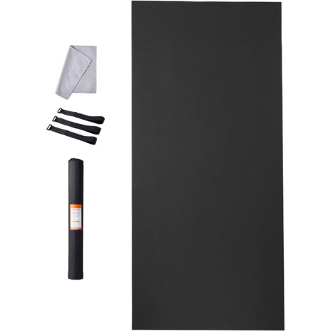 Mophorn Esterilla de Yoga Antideslizante de Alta Densidad para Hombres y Mujeres Estera de Fitness y Ejercicio con Bolsa y Correa de Transporte para Yoga en Casa, Pilates y Entrenamiento, 3660x1830 mm
