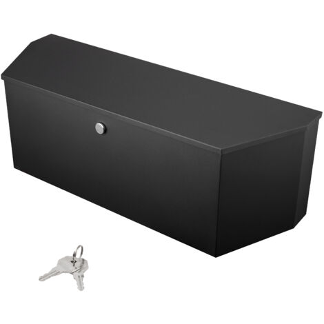 Mophorn Caja de Herramientas para Remolque Caja de Herramientas 914 x 305 x 305 mm para Remolque de Acero al Carbono Resistente con Cerradura y Llaves Resistente a la Intemperie para Mudanzas
