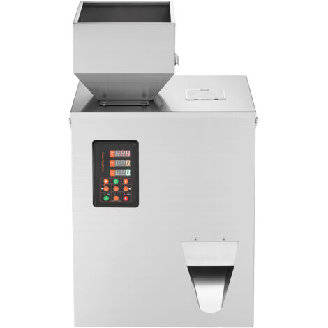 Mophorn Máquina llenadora de polvo, 10-500 g, Máquina llenadora automática inteligente de pesaje de partículas, Llenado dispensador para semillas de te, granos, polvo, harina, frijoles, copos
