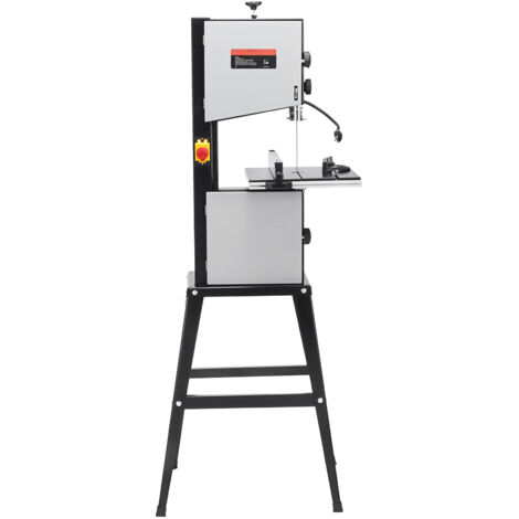 Mophorn Configuración de la sierra de cinta: hoja de 9,65 pulgadas, ajustable 506/920 RPM. 370 W, aluminio y plástico. Altura máxima de corte de 6'', longitud de hoja de 72,13''