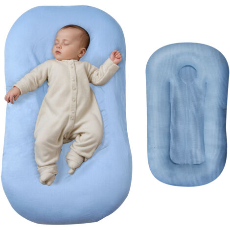 Colchón Tumbona Portátil Para Bebé - Algodón Suave, Tamaño 88x53 Cm, Incluye Almohada, Ideal Para Recién Nacidos