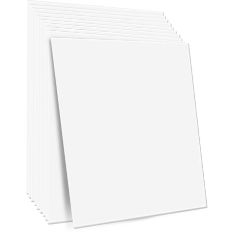 Mophorn Azulejos para techo, paquete de 12, 24 x 24 pulgadas, azulejos para techo suspendido de espuma de PVC de primera calidad, resistentes al fuego, flexibles y fáciles de instalar