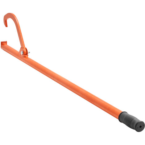Mophorn Herramienta de gancho para troncos Cant, 46,5 in, rodillo para troncos de acero resistente, elevador para troncos de 32 in de diámetro, gato para madera de doble función para tala forestal (1/5)