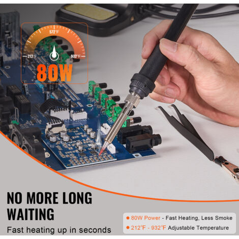 Estación De Soldadura Digital 3 En 1 Mophorn 800W - Flujo De Aire 120L/min, Temperatura 100-480°C, Ideal Para Reparación De Teléfonos Y Electrónica