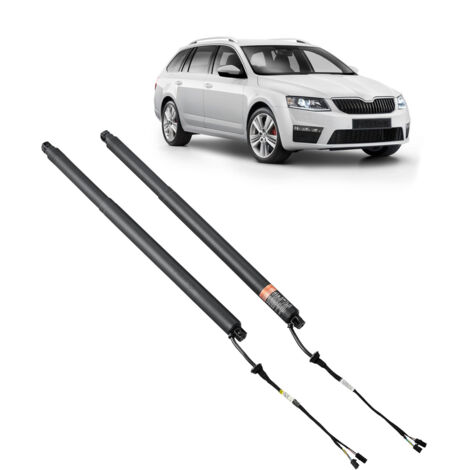 Mophorn Soporte de elevación eléctrica para portón trasero izquierdo y derecho de, compatible con Skoda Octavia III 2012-2020, OE 575827851 575827851A 575827851B (2 piezas)
