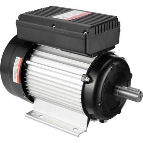 Mophorn Motor electrico 2.2KW 2800 rpm, AC 220240V 13.8A, 90L, marco B3, motor compresor de aire monofásico, eje con llave de 24 mm, rotación CW/CCW para maquinaria agrícola y equipos generales