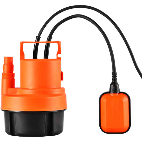 Mophorn Bomba Utilitaria Sumergible, 320 W, 6000 L/H de Alto Flujo, Cabezal de 7 m, Bomba Sumergible de Sumidero con Cable de Alimentación Largo para Drenar Agua de Piscina, Jardín, Estanque, Sótano (1/5)