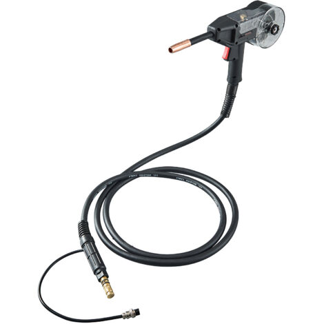 Mophorn Pistola de carrete de 200 A con cable de 10 pies, compatible con Weldpro MIG200GDsv200, MIG155GD, para alambres de soldadura de aluminio, sólidos y con núcleo fundente de 0,030" y 0,035" (1/5)
