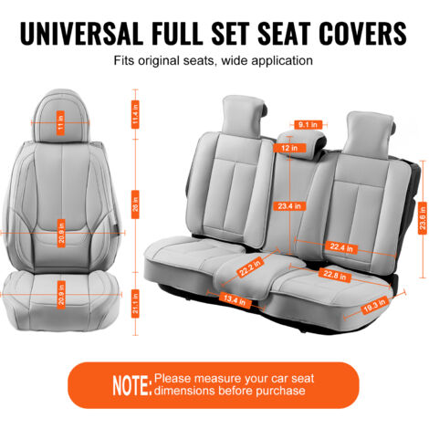 ESituro Clásicas Juego De 2 Fundas Para Asientos De Coche Universal