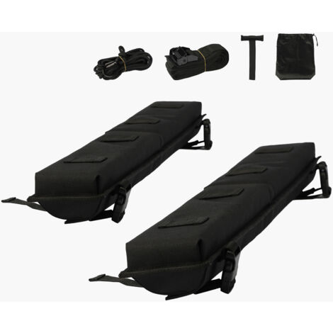 Mophorn Almohadillas blandas para portaequipajes de techo, universales de 30" para diferentes barras transversales. Capacidad de carga de 176 libras para equipaje y kayak