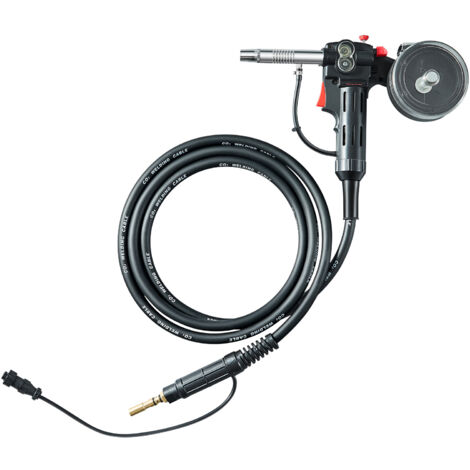 Mophorn Pistola de carrete de 100 A con cable de 10 pies, compatible con soldadoras MIG Hobart Handler 210 MVP. Ideal para alambres de soldadura con núcleo fundente, sólidos y de aluminio (1/5)