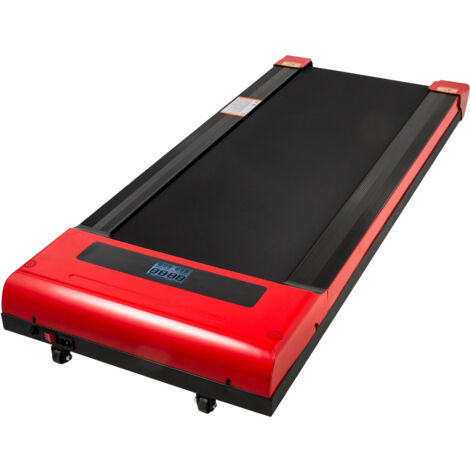 Mophorn Cinta de correr roja para debajo del escritorio, control remoto LED, 1-6 km/h, ideal para entrenamiento en casa y en interiores (1/5)