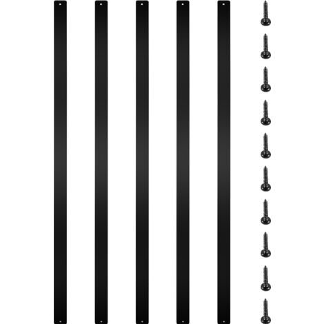 Mophorn Barandillas de cubierta, paquete de 16 balaustres de metal para cubierta, 29,5"